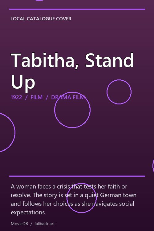 Tabitha, Stand Up poster