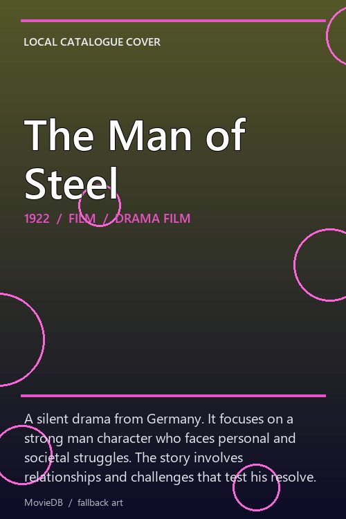 The Man of Steel poster