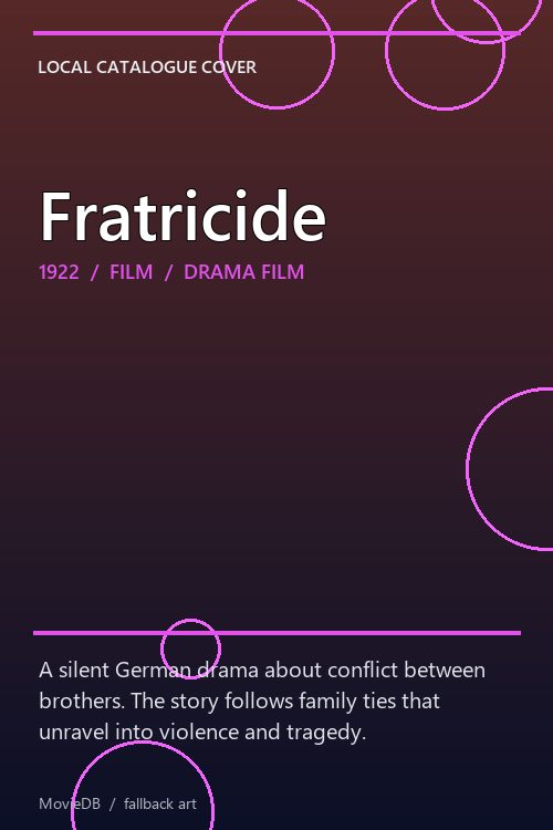 Fratricide poster