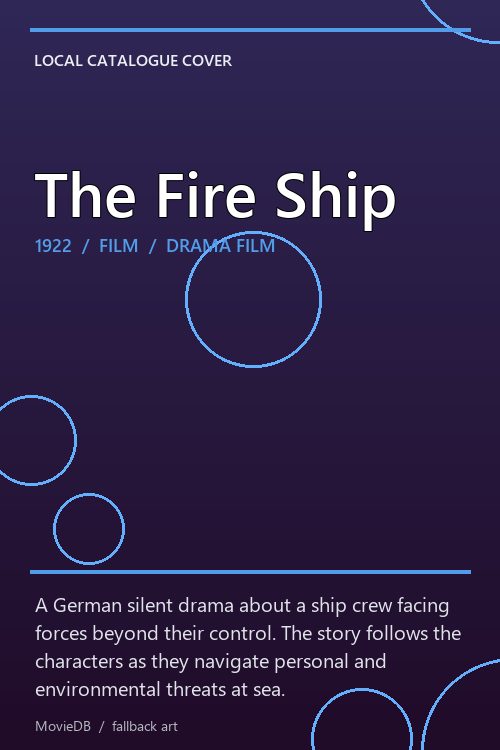 The Fire Ship poster