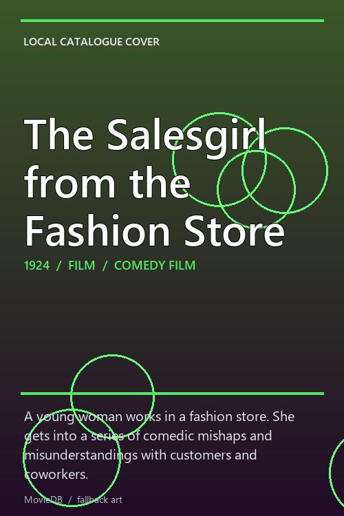 The Salesgirl from the Fashion Store poster