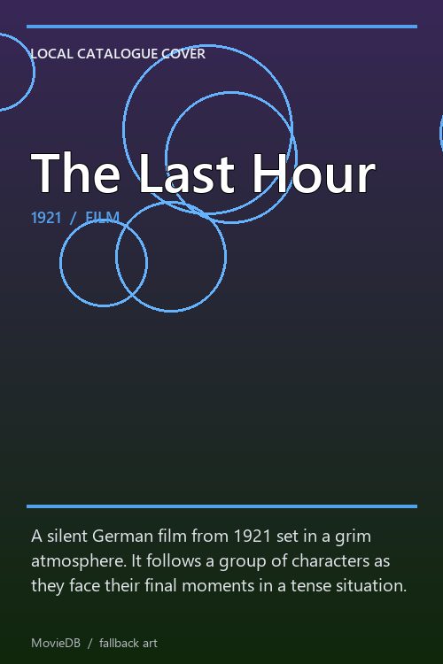 The Last Hour poster