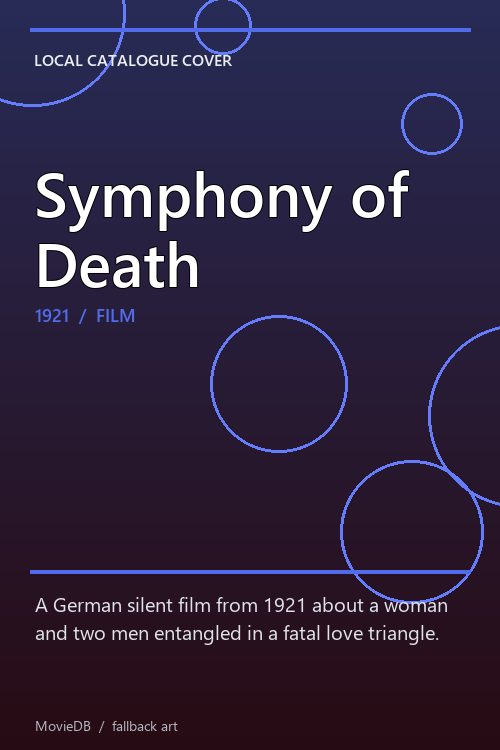 Symphony of Death poster