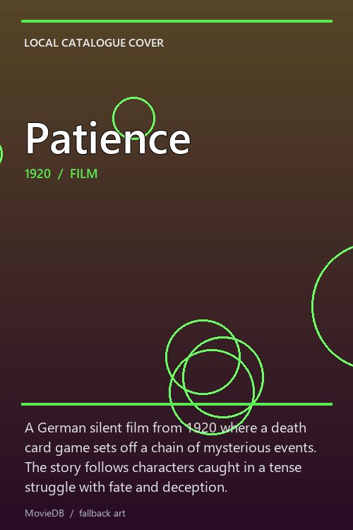 Patience poster