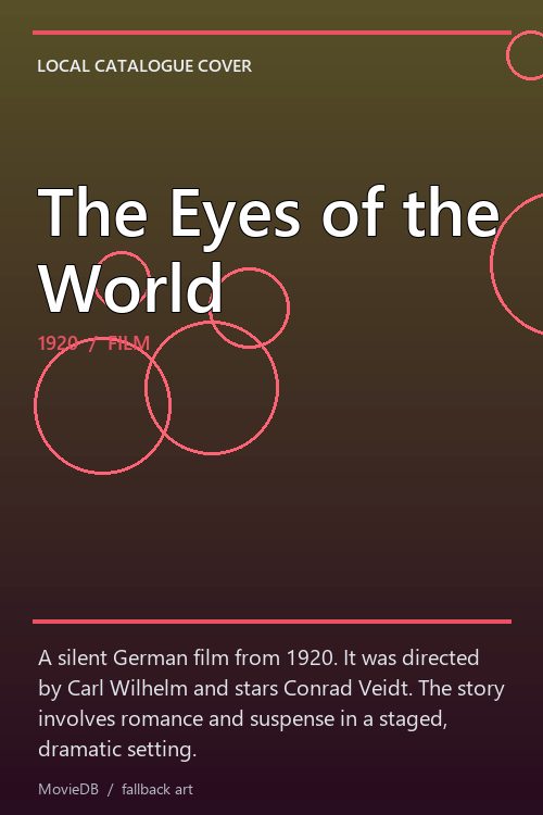 The Eyes of the World poster