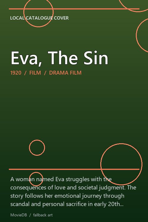 Eva, The Sin poster