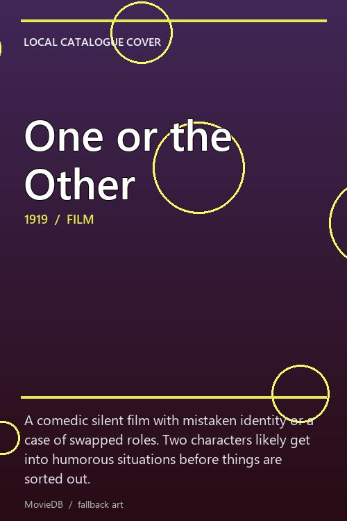 One or the Other poster