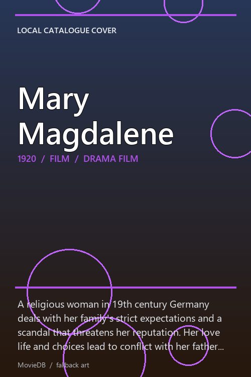 Mary Magdalene poster