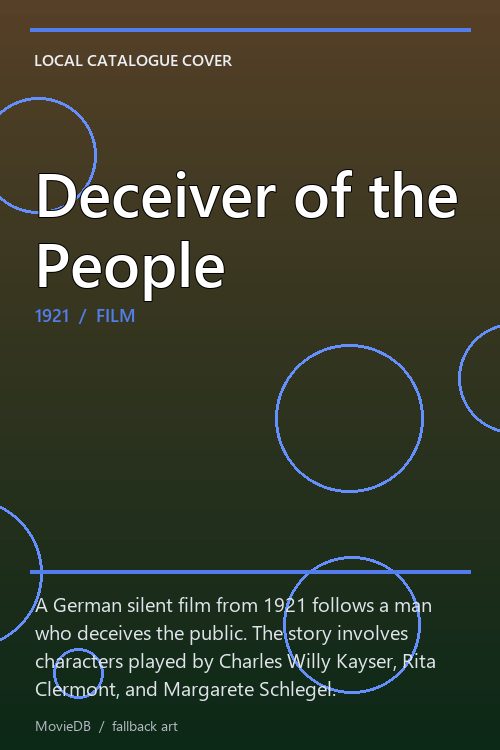 Deceiver of the People poster