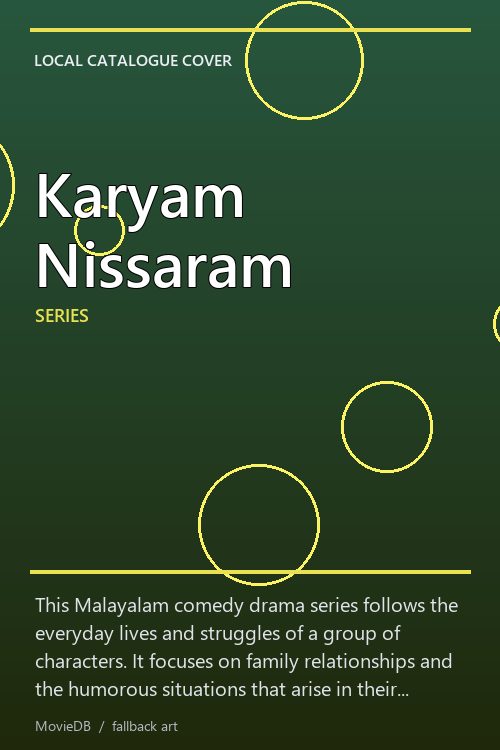 Karyam Nissaram poster