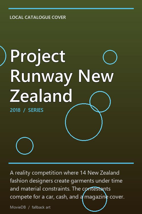 Project Runway New Zealand poster