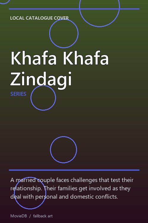 Khafa Khafa Zindagi poster