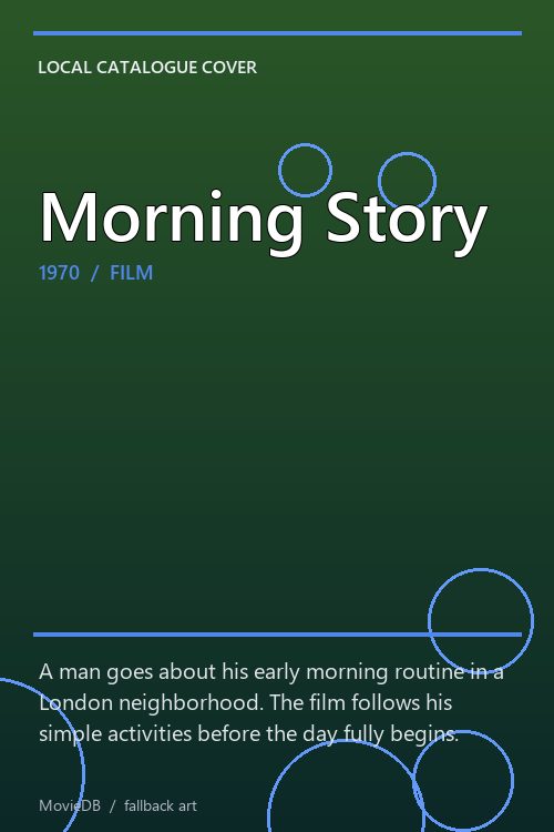 Morning Story poster