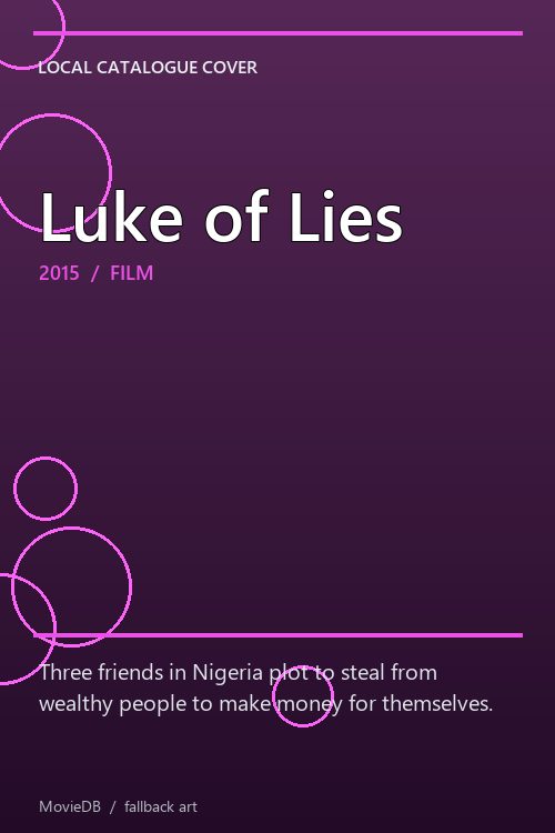 Luke of Lies poster