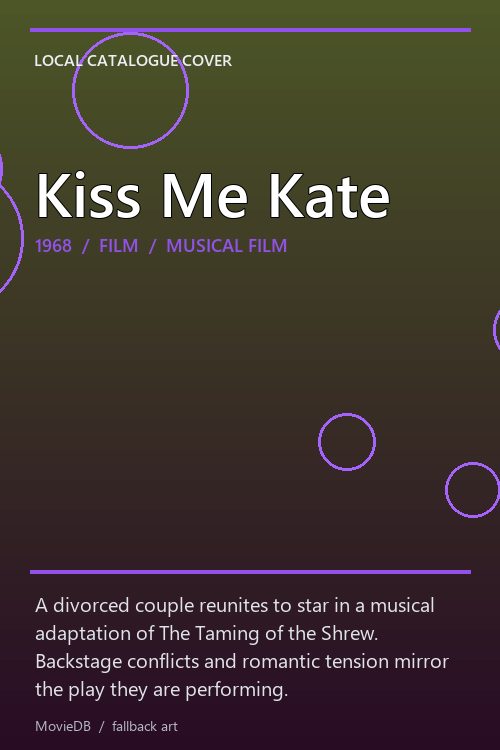 Kiss Me Kate poster