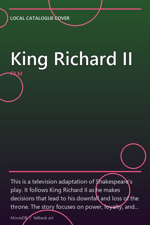 King Richard II poster