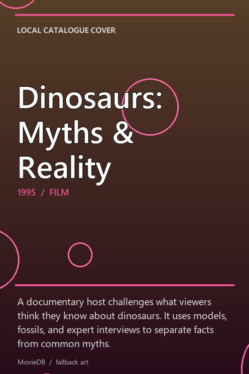 Dinosaurs: Myths & Reality poster