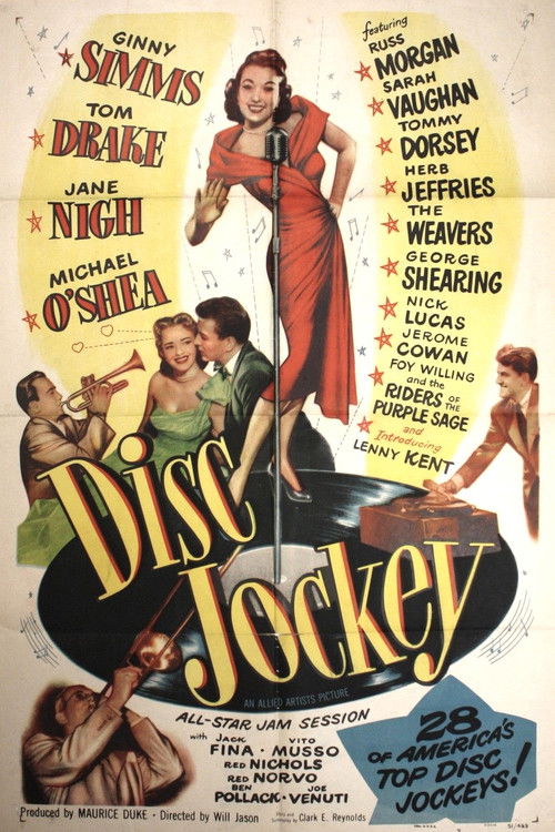 Disc Jockey (1951 film) poster