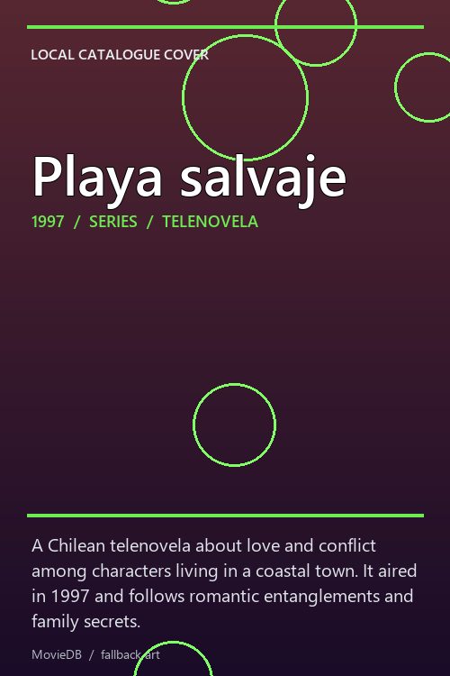 Playa salvaje poster