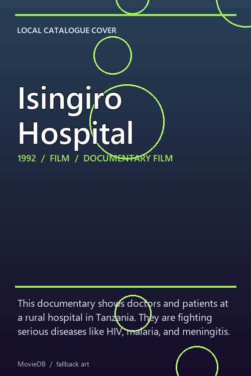 Isingiro Hospital poster