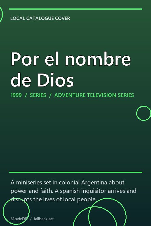 Por el nombre de Dios poster