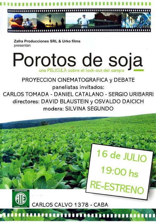 Porotos de soja poster