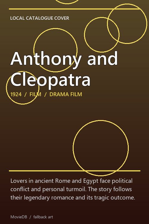 Anthony and Cleopatra poster