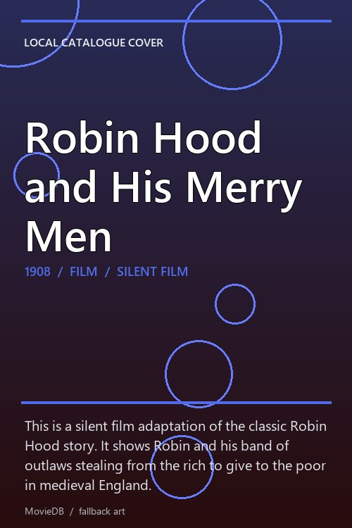 Robin Hood and His Merry Men poster