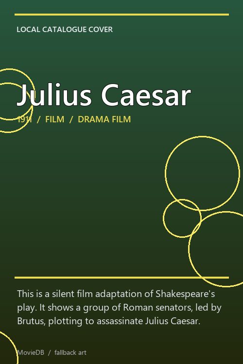 Julius Caesar poster