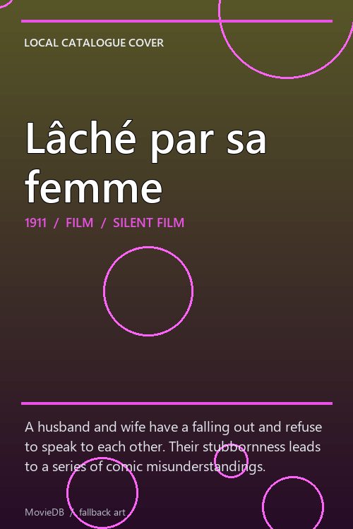 Lâché par sa femme poster