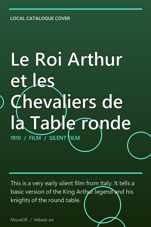 Le Roi Arthur et les Chevaliers de la Table ronde poster