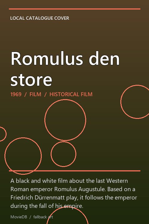 Romulus den store poster