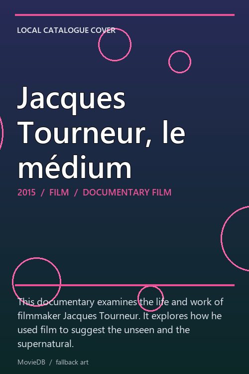 Jacques Tourneur, le médium poster