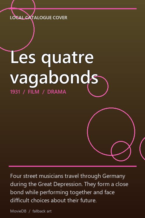 Les quatre vagabonds poster