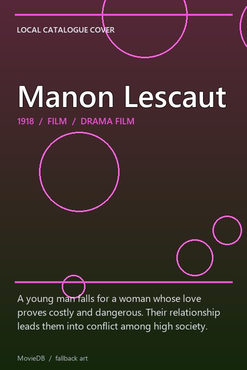 Manon Lescaut poster