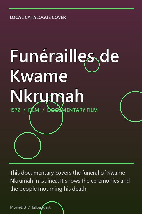 Funérailles de Kwame Nkrumah poster