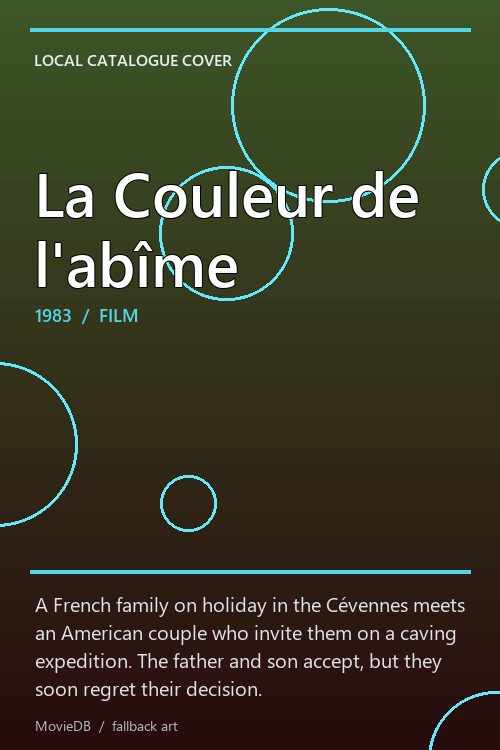 La Couleur de l'abîme poster