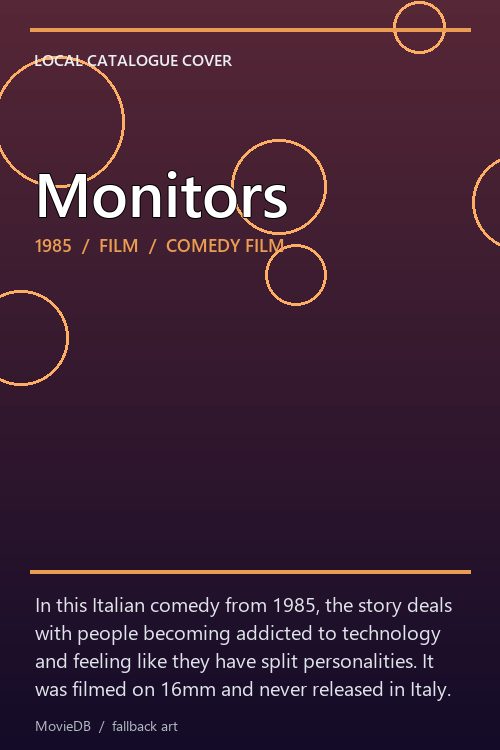 Monitors poster