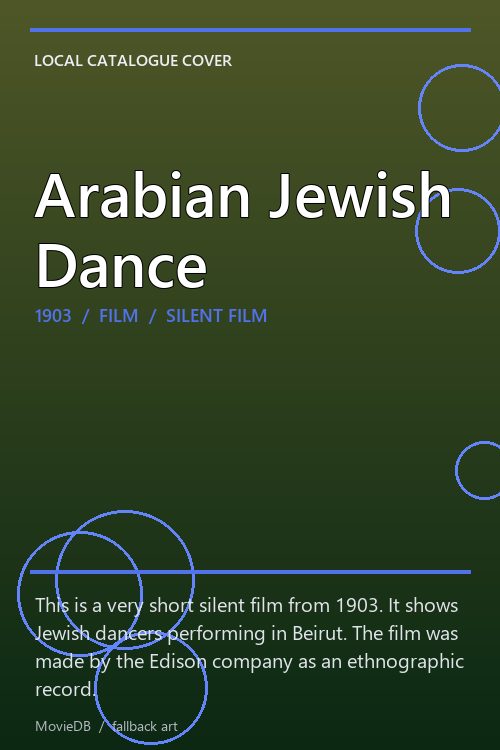Arabian Jewish Dance poster