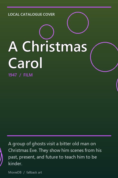 A Christmas Carol poster