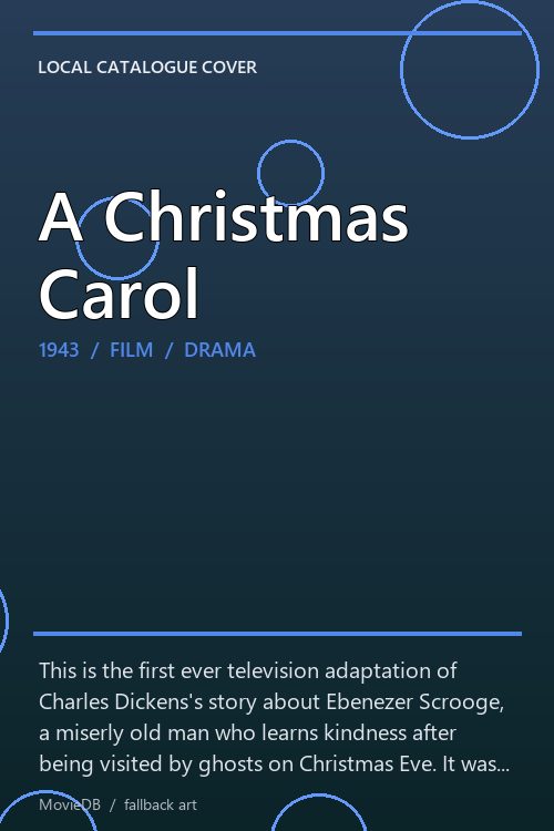 A Christmas Carol poster