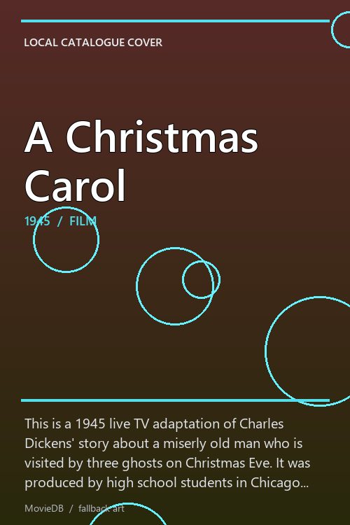 A Christmas Carol poster