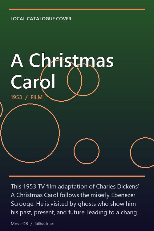 A Christmas Carol poster