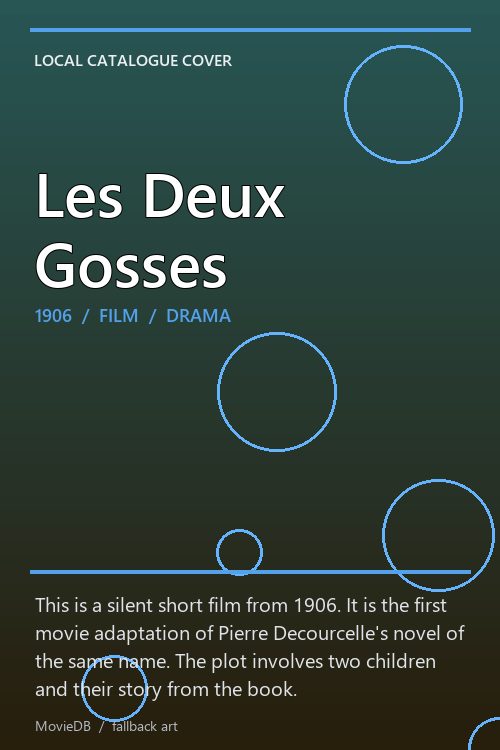 Les Deux Gosses poster
