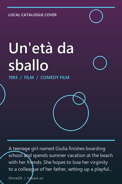 Un'età da sballo poster