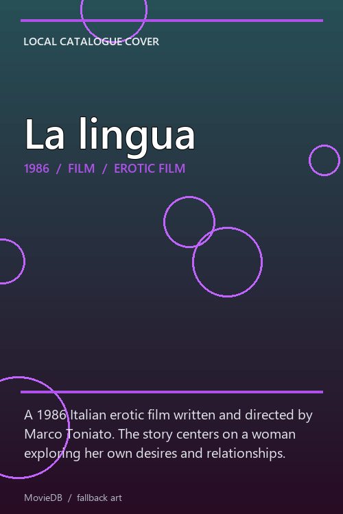La lingua poster