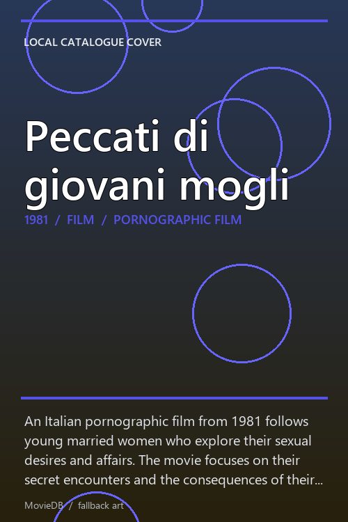 Peccati di giovani mogli poster