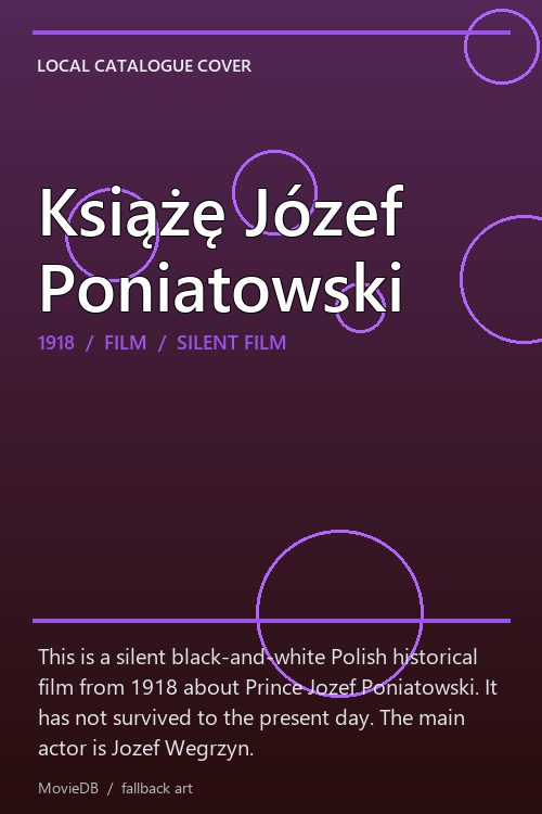 Książę Józef Poniatowski poster