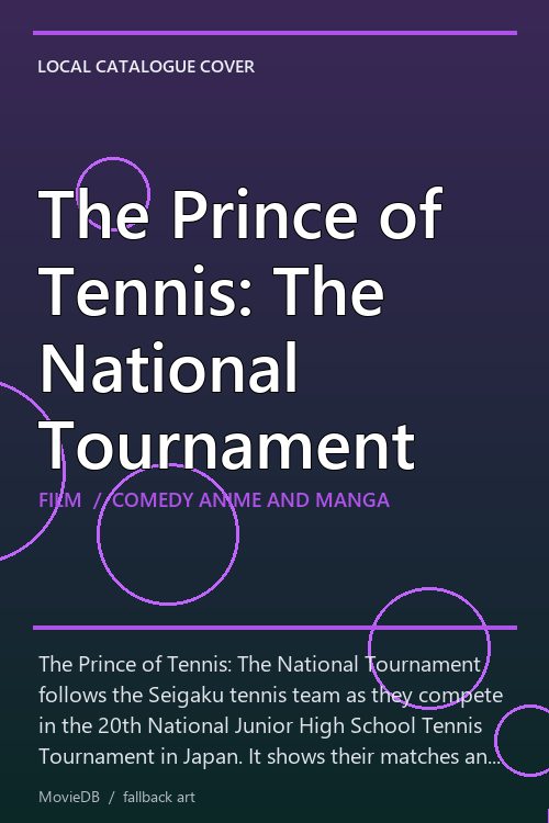 The Prince of Tennis: The National Tournament poster