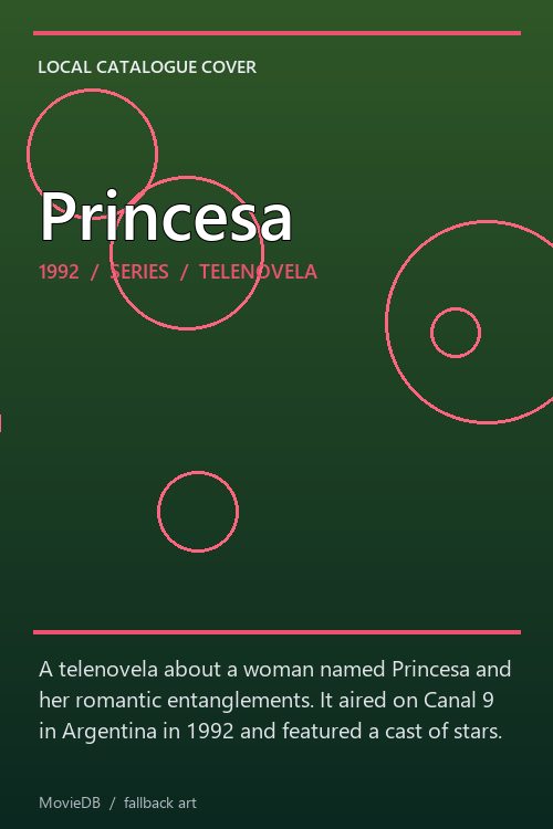 Princesa poster